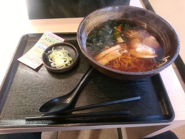 「中華そば(並盛)390円」@ゆで太郎 高崎上小塙町店の写真