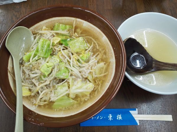 「味噌ラーメン大盛　つぶつぶ背油」@ラーメン 東横 笹口店の写真