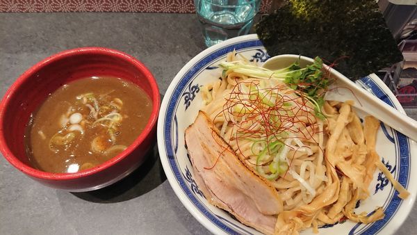 「つけ麺 鶏魚介(900円)大盛無料」@つけ麺や 武双の写真