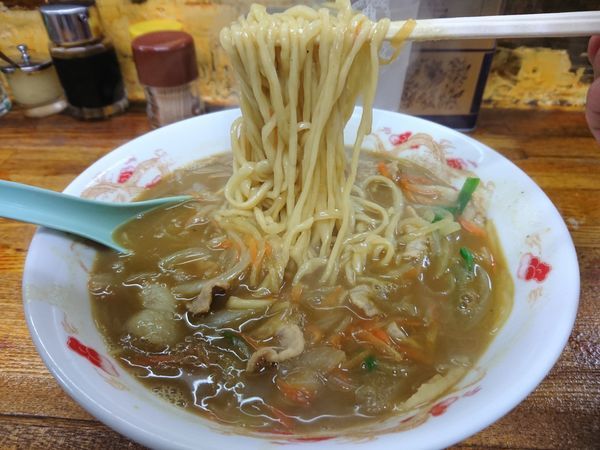 「カレーらーめん700円＋サワー」@蝦夷 清瀬店の写真