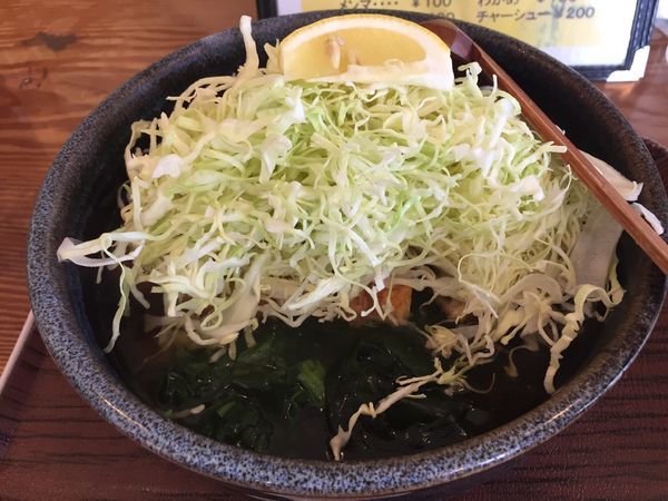 「とんかつラーメン」@手打ラーメン 華饌の写真