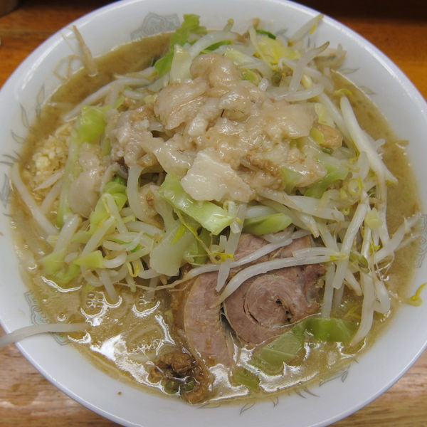 「小ラーメン 750円（蒜・脂）」@ラーメン二郎 立川店の写真