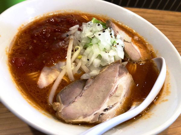 「とまとらーめん」@カッパ64 福生店の写真