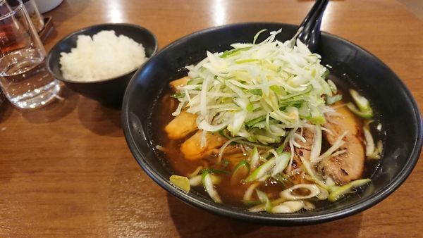 「チャーシューめん トッピングねぎ」@二輪屋の写真