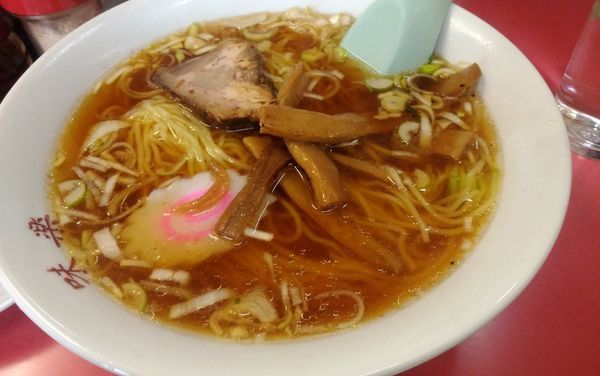 「ラーメン+ギョーザ」@中華料理 味楽の写真