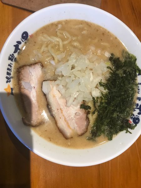 「煮干しラーメン(太麺)麺大盛り」@濃厚煮干しラーメン 麺屋 弐星 王子公園店の写真