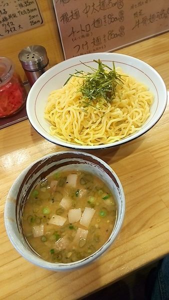 「つけ麺(大盛）８５０円」@龍麺の写真