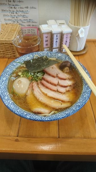 「はるゆたかチャーシュー麺(味玉)1,300円」@らーめん森や。の写真