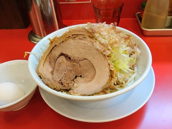 「まぜそば ３００gトッピング普通」@自家製麺 ダイサンの写真