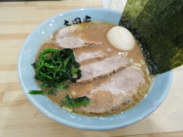 「味玉チャーシュー並み＋ライス」@横浜家系 志田家の写真