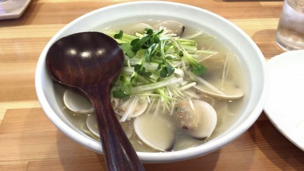 「極上はまぐり潮麺」@店内製麺 さくらの写真