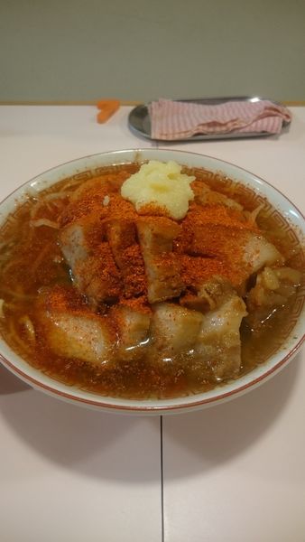 「F生郎 肉多め 野菜アブラ唐辛子」@成蹊前ラーメン 吉祥寺の写真