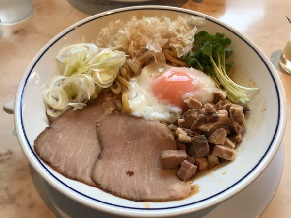 「辛和えめん」@らーめん鱗 高槻店の写真