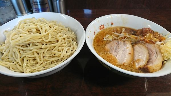 「つけ麺 小豚 ヤサイニンニクアブラ」@ラーメン二郎 めじろ台店の写真