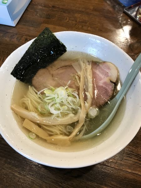 「塩らーめん（¥650）」@上州地鶏らーめん まるわの写真