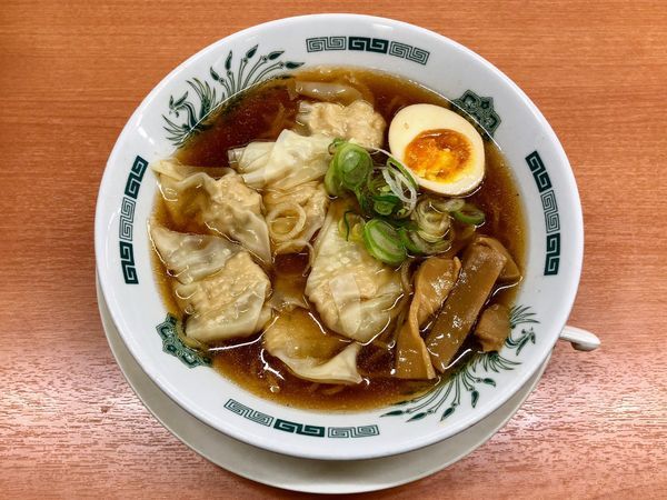 「ワンタン麺」@日高屋 祖師ヶ谷大蔵店の写真