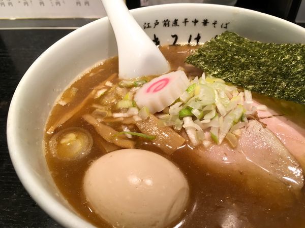 「中華そば 味玉醤油」@江戸前煮干中華そば きみはん 五反田店の写真