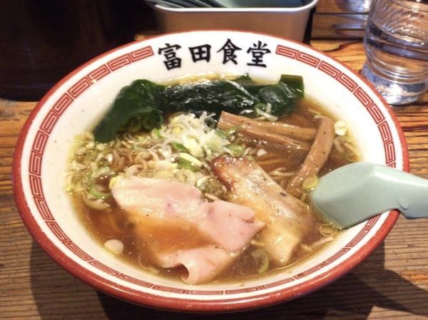 「煮干しそば」@松戸中華そば 富田食堂の写真