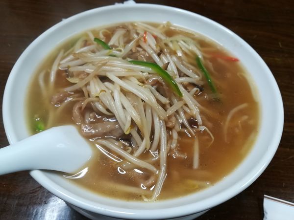 「3/5豚肉細切り入り汁そば780円」@中国料理 壱龍釜の写真