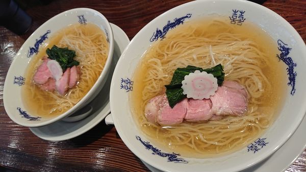 「中華そば＋替え玉@中華蕎麦 にし乃」@中華蕎麦にし乃の写真