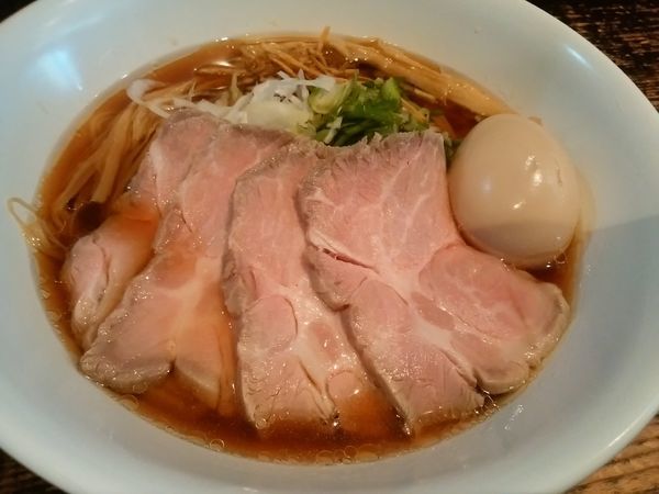 「特製醤油そば1000円」@麺や 結の写真