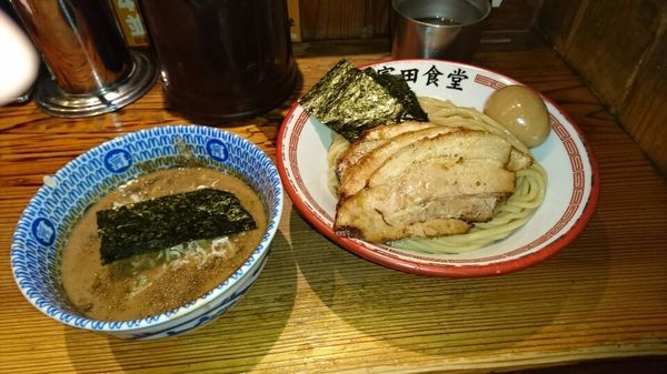「特性濃厚つけ麺　＠１２５０円」@松戸中華そば 富田食堂の写真