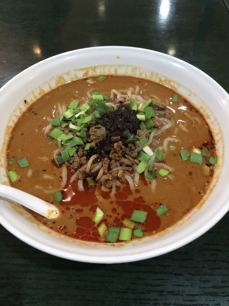 「担々麺(中辛)+大盛」@百香亭 つくば本店の写真