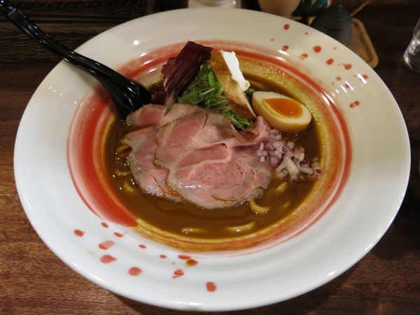 「元祖海老丸らーめん(サービス丼付き)：850円」@海老丸らーめんの写真