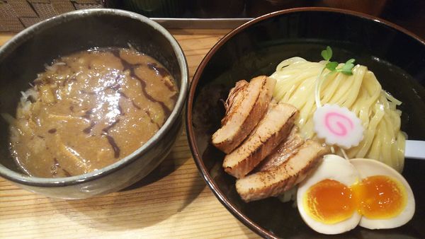 「特製つけ麺(並) 1,050円」@銀座 朧月の写真
