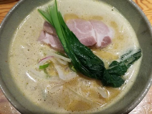 「利+小ライス(無料)」@麺や 一途の写真