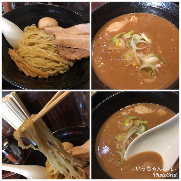 「味玉魚介つけ麺 880円 中盛り無料 300g」@ラーメン長山の写真