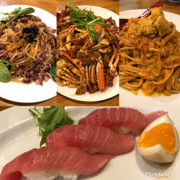 「[ゲリラ限定] ムサコ式海鮮系パスタ3種＋α」@ラーメン カワタカの写真