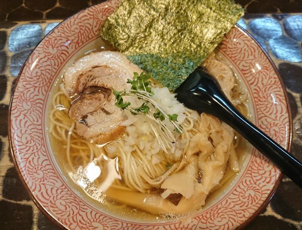 「煮干そば 塩」@ラーメン 樂只の写真