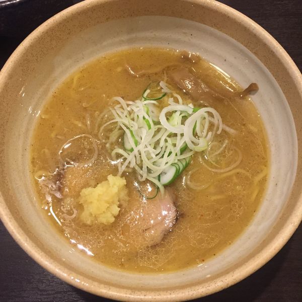 「味噌 半麺 生姜多め」@らーめん 福籠の写真