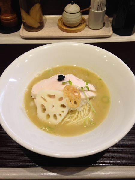 「【限定】復活‼︎鶏と水(濃厚)800円」@つくばらーめん 鬼者語 -オニモノガタリ-の写真