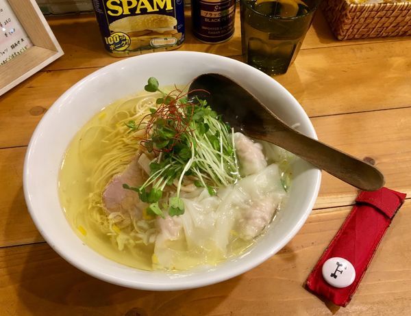 「鴨ワンタンSOBA（塩）」@麺屋 Hulu-luの写真