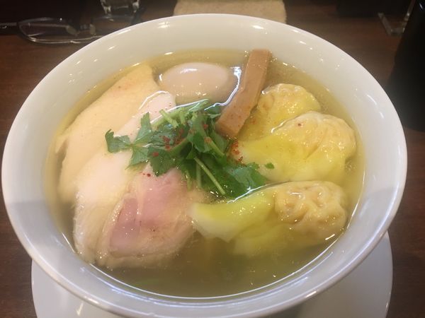 「特柚塩らぁめん1100円」@麺や維新の写真