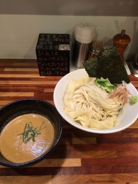「夏季限定 つけ麺 雲丹搾り」@鮮魚らーめん 五ノ神水産の写真