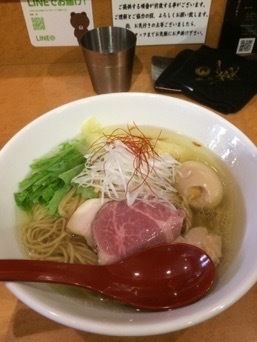 「香彩鶏だし特製塩らーめん」@麺屋 翔 西新宿本店の写真