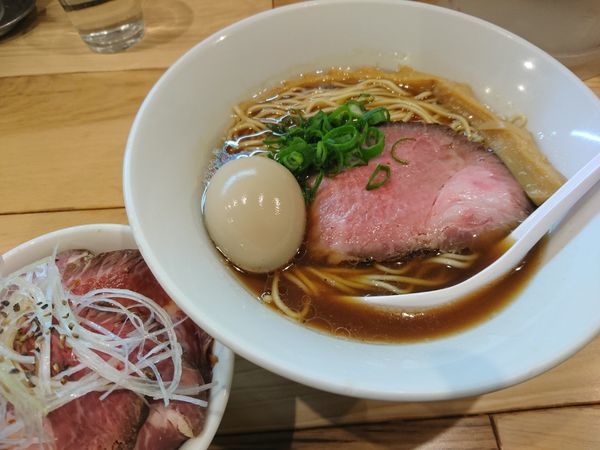 「【限定】4周年記念！特選醤油ラーメン780円＋限定飯350円」@らーめん カッパハウスの写真