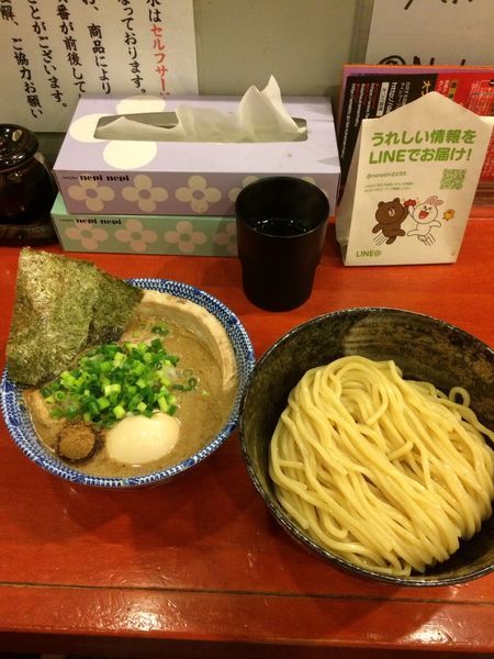 「特製二代目つけ麺」@二代目狼煙 本店 葉隠製麺の写真
