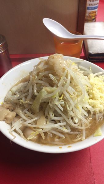 「ラーメン ニンニクヤサイマシ」@らーめん 武丸の写真