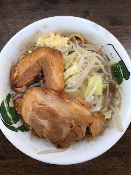 「雷そば濃厚並＋豚1枚」@雷 北松戸本店の写真