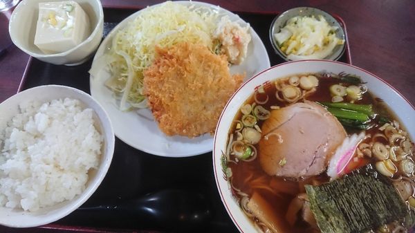 「らーめん定食」@いちむら食堂の写真