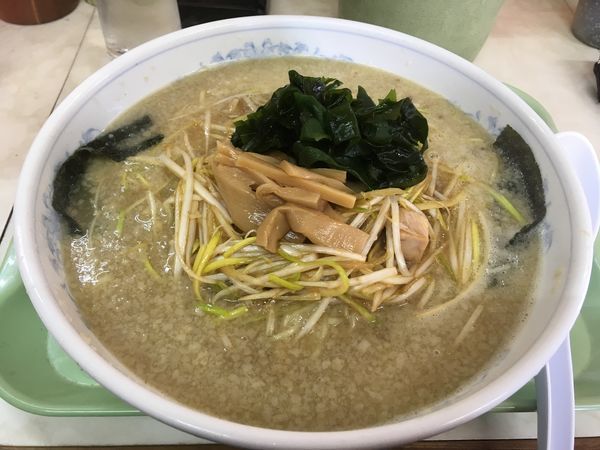 「ネギラーメン 大盛り」@ラーメンショップ 塚崎店の写真