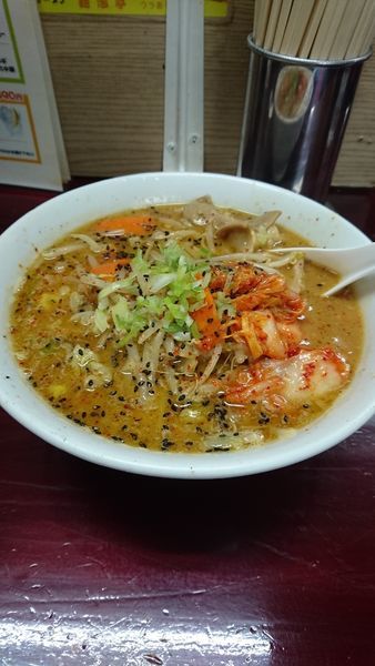 「もつ煮込みラーメン」@九州大分ラーメン 麺恋亭 中華街店の写真