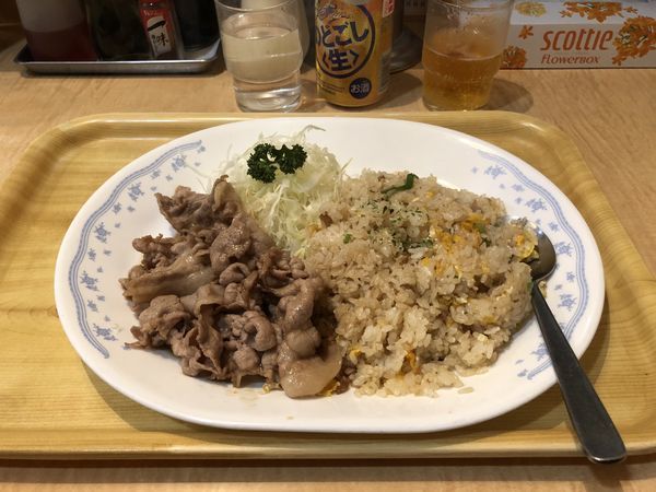 「焼肉＆チャーハン」@笑店の写真