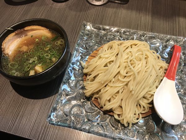 「ざるつけ麺 820円　スパムの玉子炒め　ビール」@柳麺 呉田-goden-の写真