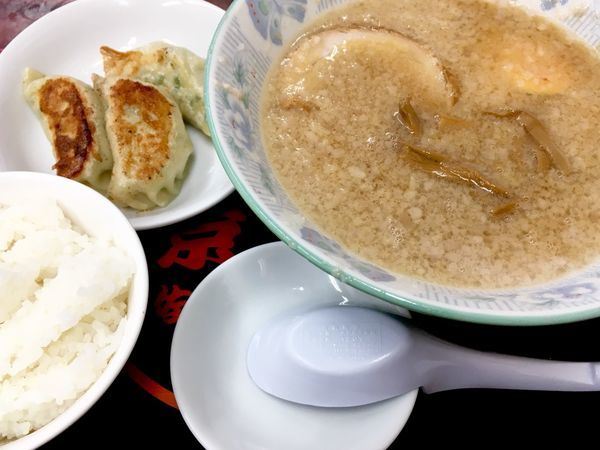 「マル得Bセット(800円) 麺半分ネギ抜き」@環七土佐っ子ラーメン 池袋店の写真