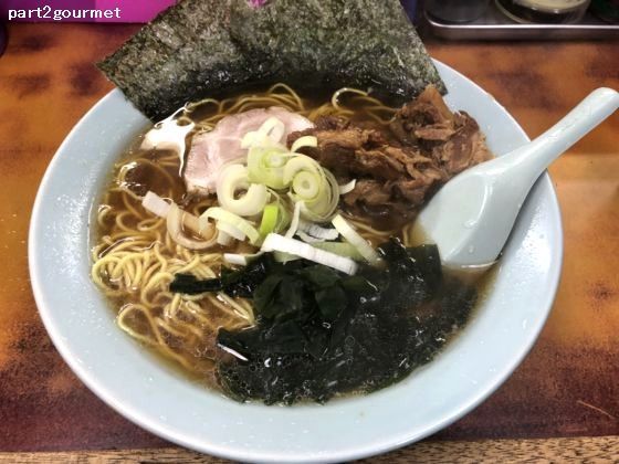 「醤油 + なん骨 (850円)」@ラーメンショップ 大神保店の写真